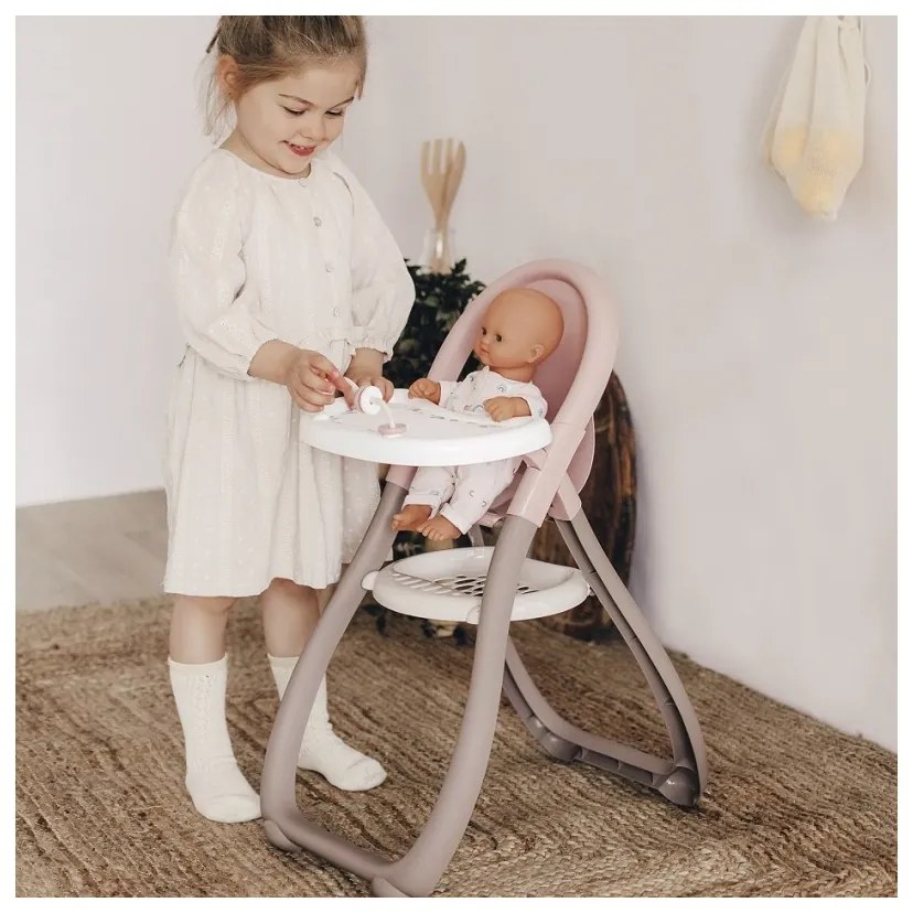 Smoby baby nurse krzesełko do karmienia dla lalek