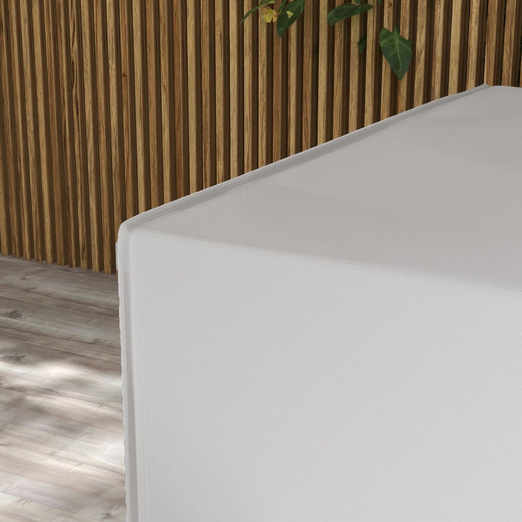 Outsunny Pokrowiec na meble ogrodowe, wodoodporny, przeciwsłoneczny, osłona ochronna 600D Oxford 210 x 140 x 80 cm, szary | Aosom PL