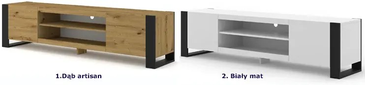Szafka Na Tv Dąb Artisan D8-R81