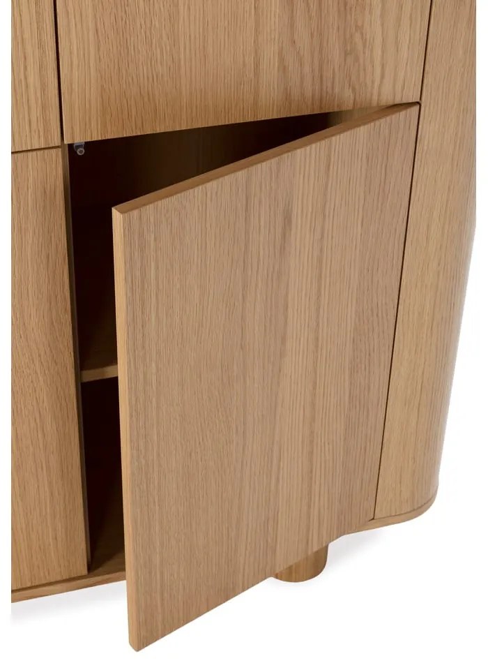 Szafka w dekorze dębu w naturalnym kolorze 100x133x40 cm Padoc – MOME