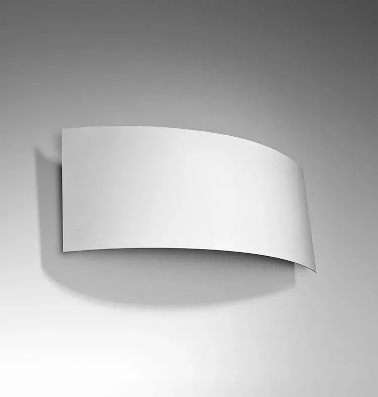 Biały minimalistyczny kinkiet H1-B60