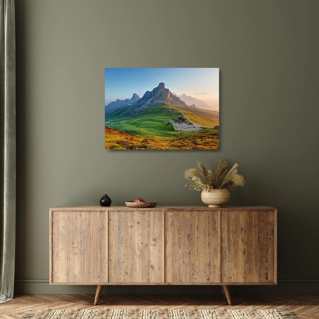 Obraz na szkle - Dolomity (70x50 cm)