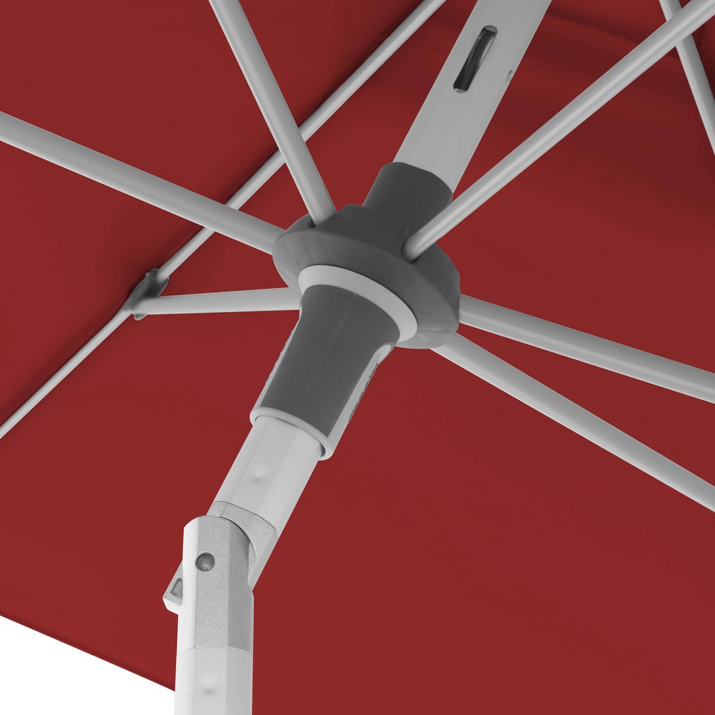 Doppler EXPERT parasol ogrodowy 220 x 140 cm bordowy