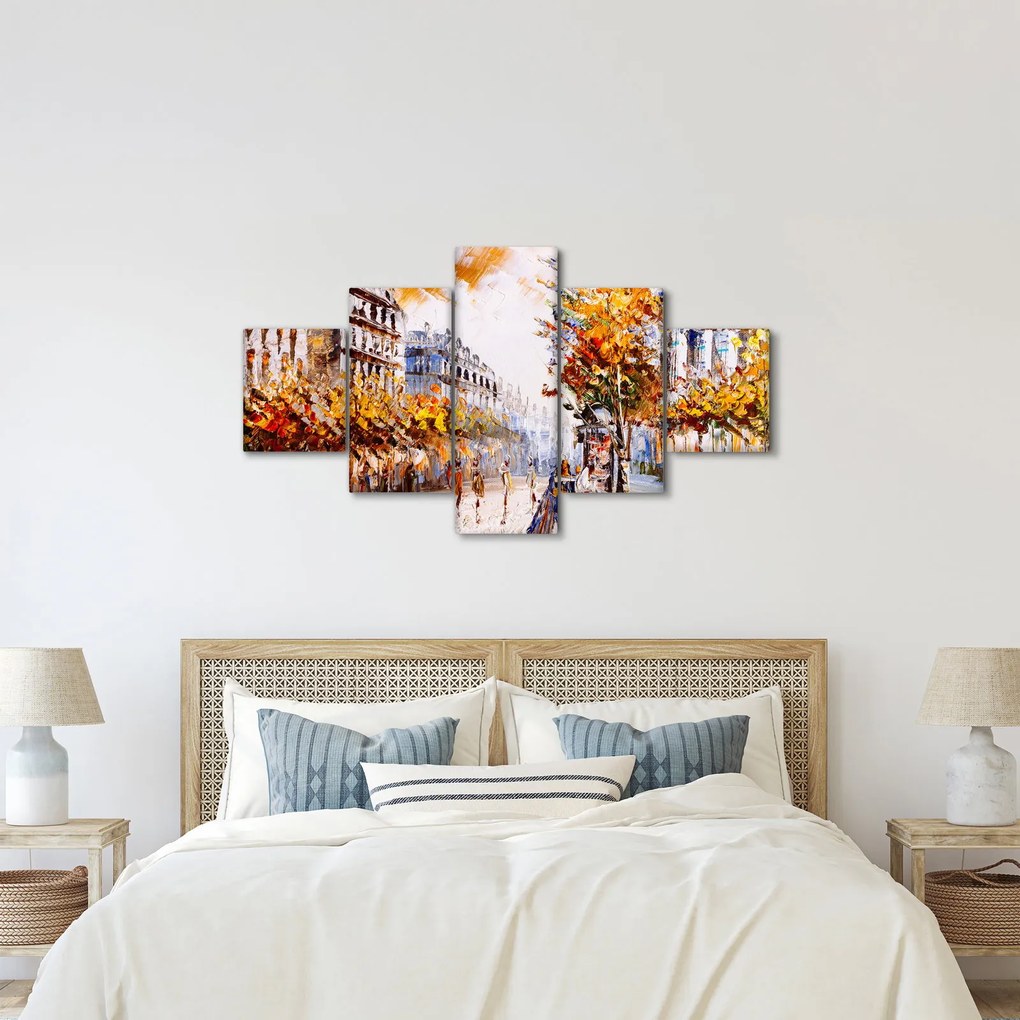 Obraz - Ulica w Paryżu (125x70 cm)