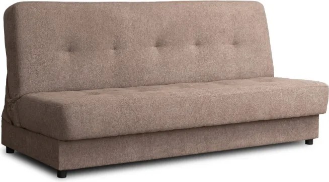 Sofa z Funkcją Spania ARUBA Wersalka Rozkładana Dwuosobowa Brązowa Nowoczesna do Salonu