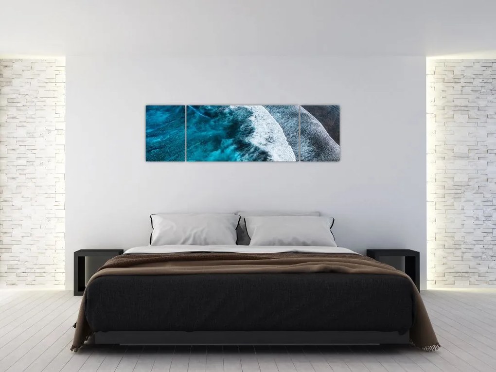 Obraz - Fale na morzu (170x50 cm)