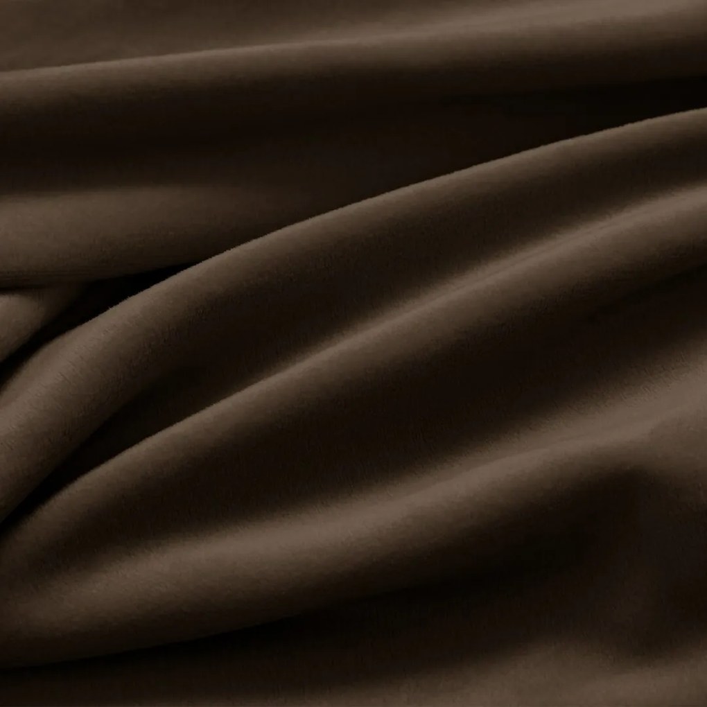 Restilo Pokrowiec na krzesło Sento ciemnobrązowy, 48 x 48 x 58 + 10 cm, zestaw 4 szt.