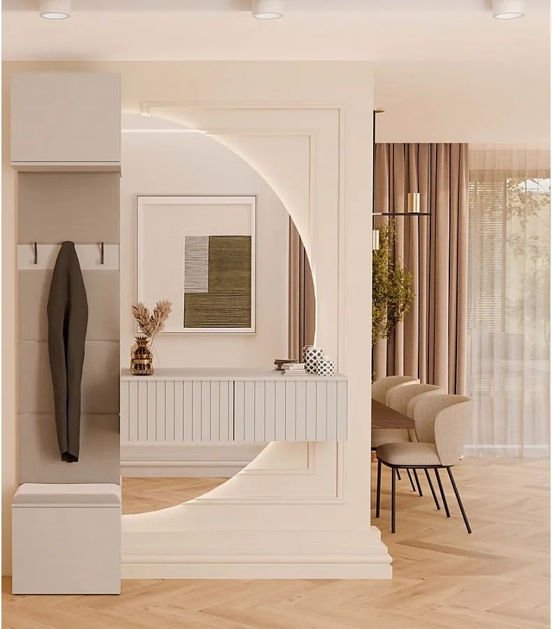 Wieszak HAGA 1W | Kaszmir | 50x35x238 cm | Wieszak