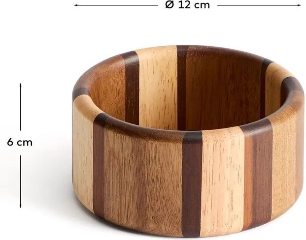 Drewniana miska do serwowania w naturalnym kolorze Nover – Kave Home