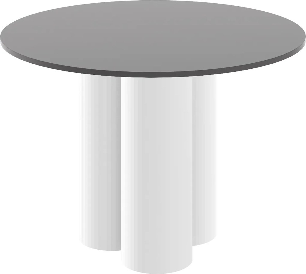 Okrągły stół w wysokim połysku Raveo Hubertus