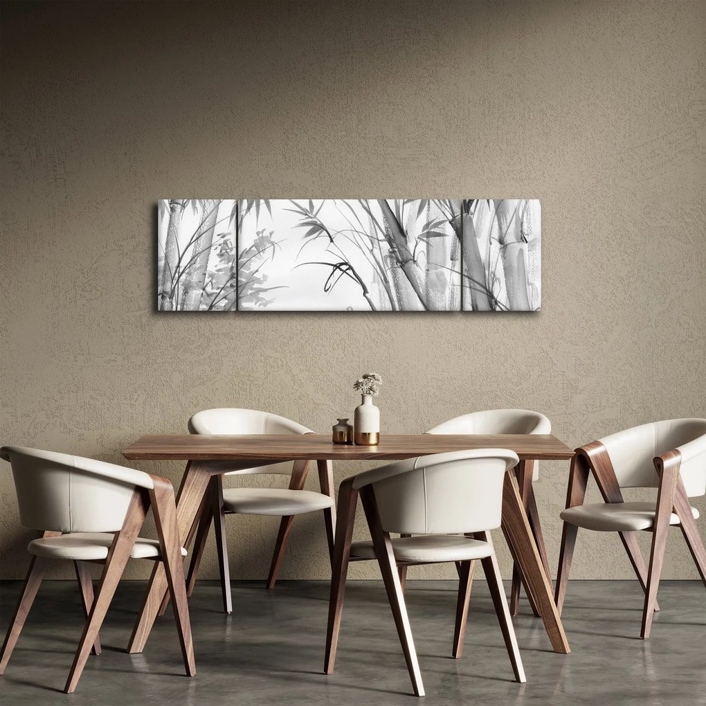 Obraz - Las bambusowy (170x50 cm)