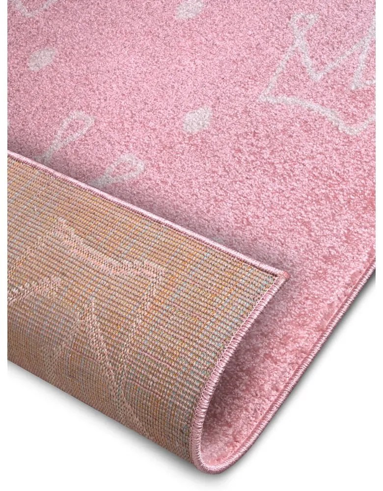 Różowy dywan dziecięcy 120x170 cm Crowns – Hanse Home
