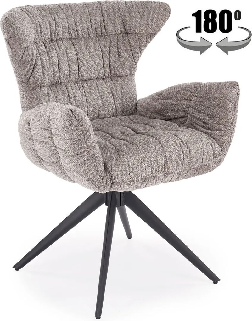 Krzesło do jadalni z podłokietnikami K595 Halmar