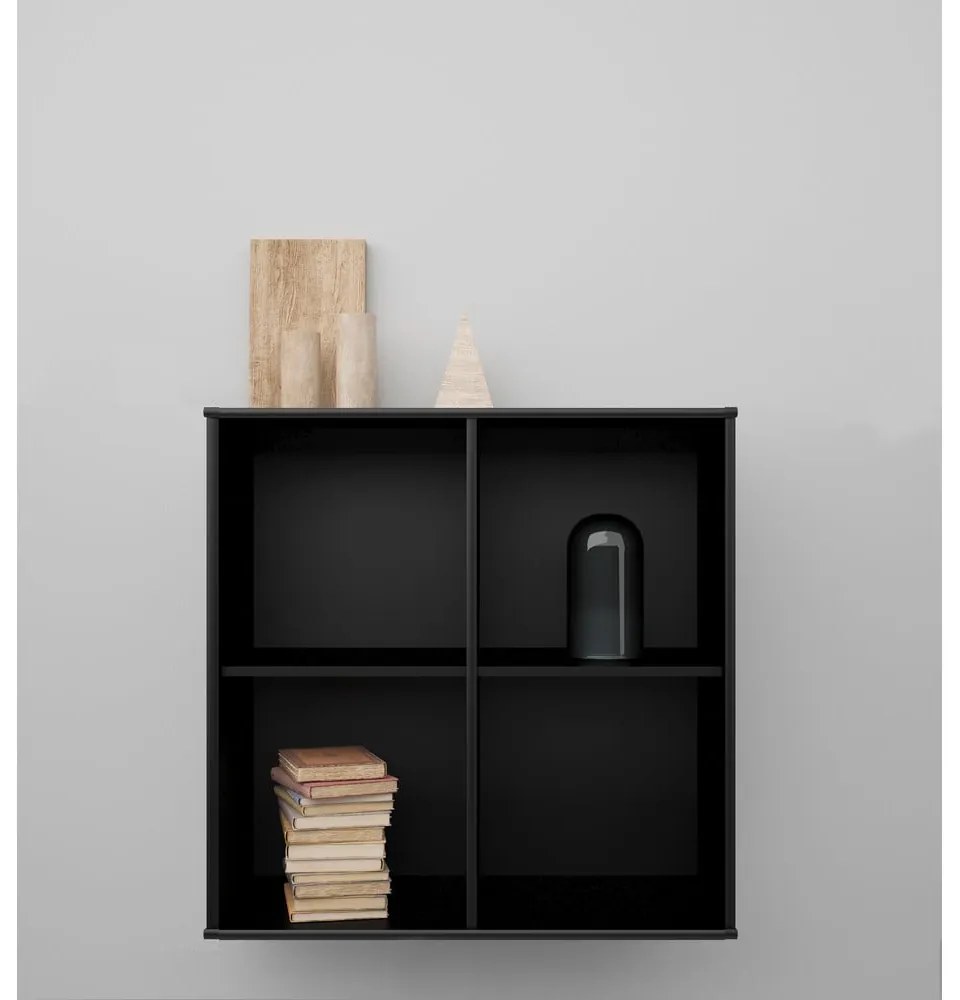 Czarny modułowy system półek 68,5x69 cm Mistral Kubus – Hammel Furniture