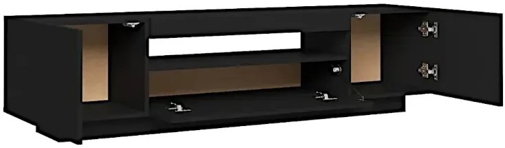 Szafka rtv w kolorze czarnym H9-G08