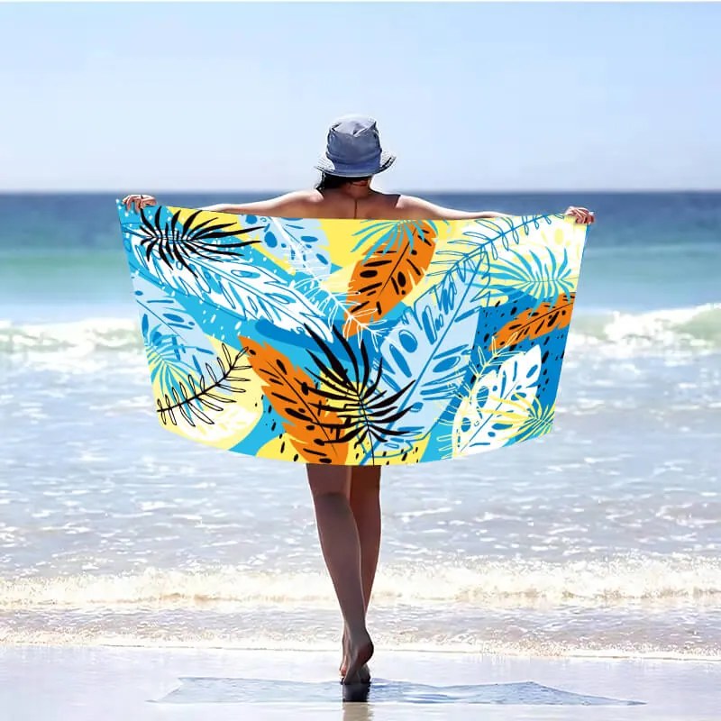 Ręcznik plażowy SUMMER FRESH 100x180 cm kolorowy, 100% mikrofibra