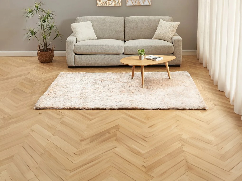 Dywan shaggy z długim włosiem ultra miękki - 200 x 290 cm - Beżowy - DOLCE