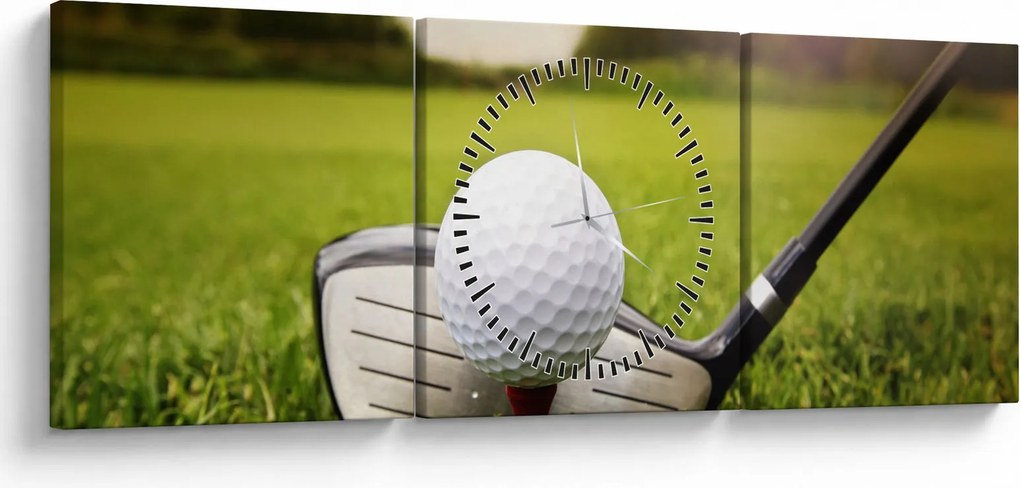Obraz - Golf (z zegarem) (90x30 cm)