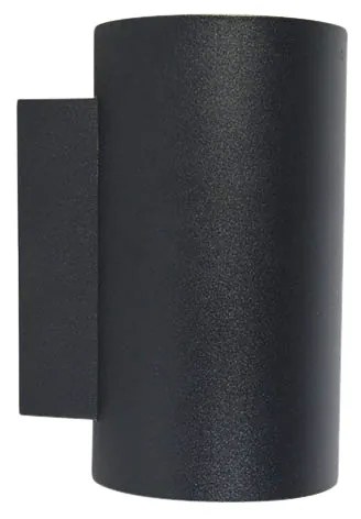 Inteligentna designerska lampa ścienna czarna z 2 lampami GU10 WiFi - SandyDesignerski Oswietlenie wewnetrzne