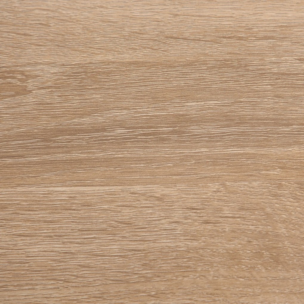 Stół Składany Biurko na Kółkach Stolik Komputerowy Przenośny MDF Naturalny | Aosom PL