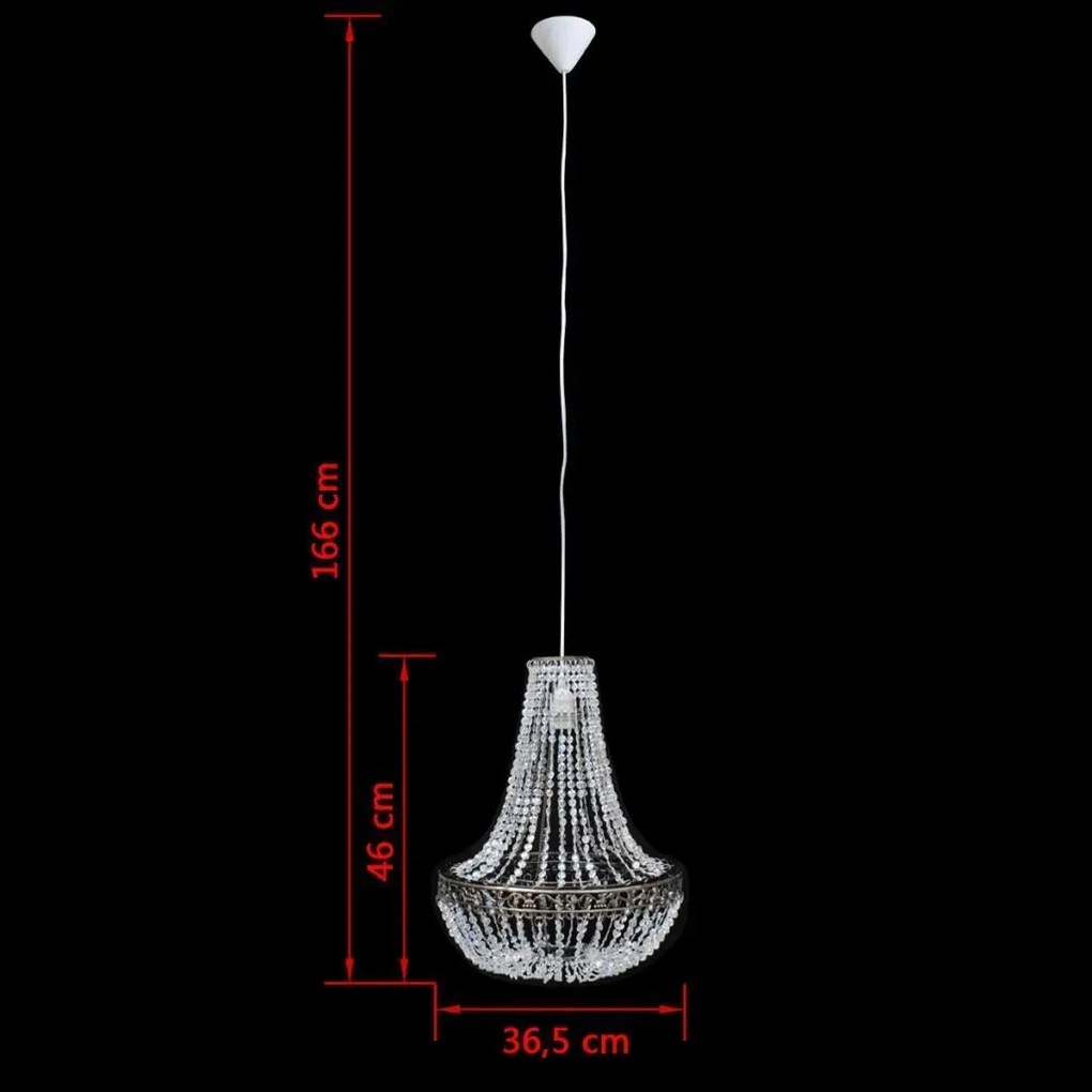 Kryształowa szykowna lampa wisząca - E991 R8-M41