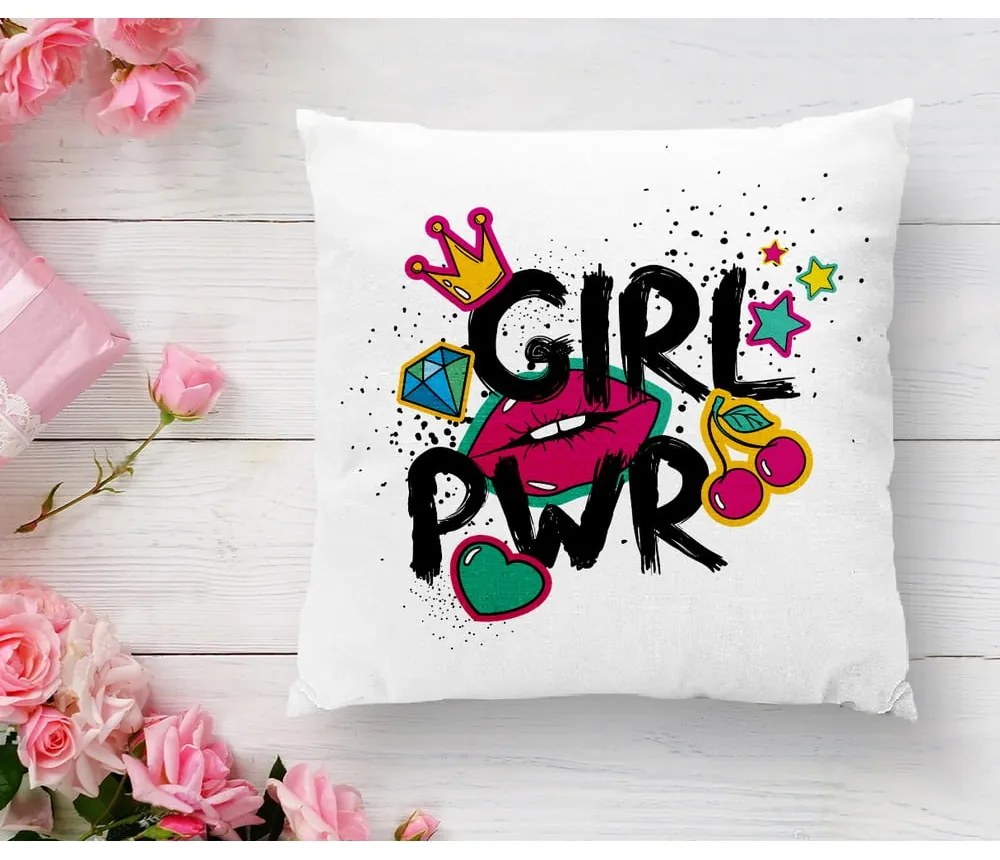 Dziecięca poszewka na poduszkę 43x43 cm Girl Power – Mila Home