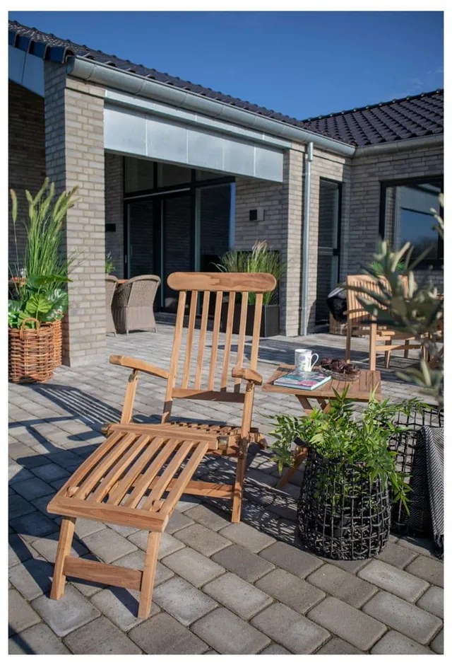 Leżak z drewna tekowego House Nordic Arrecife