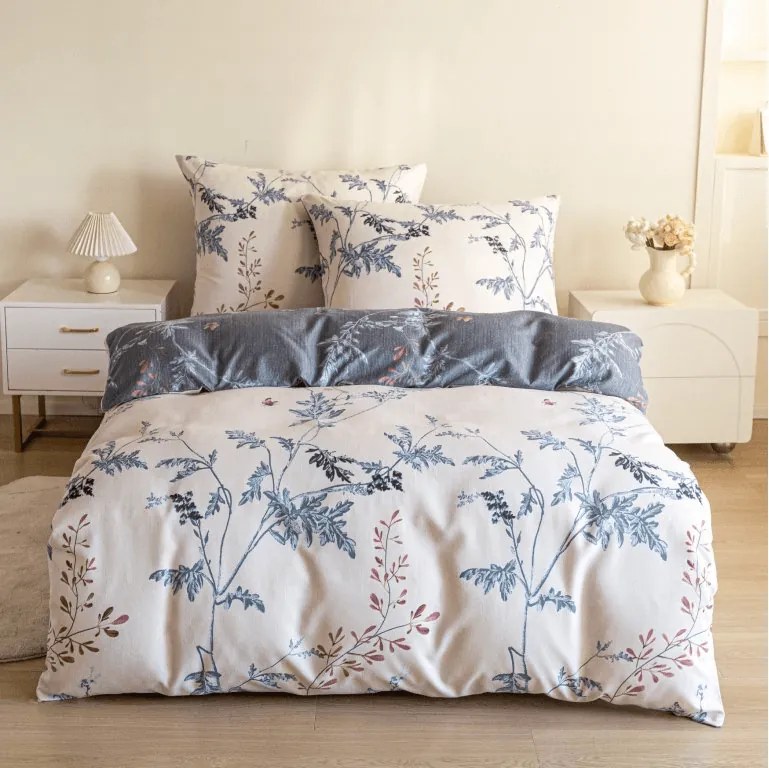 PrzytulneMieszkanie.pl PrzytulneMieszkanie.pl Pościel z mikroflanelu GRETA kremowa Rozmiar pościeli: 70 x 90 cm | 140 x 200 cm