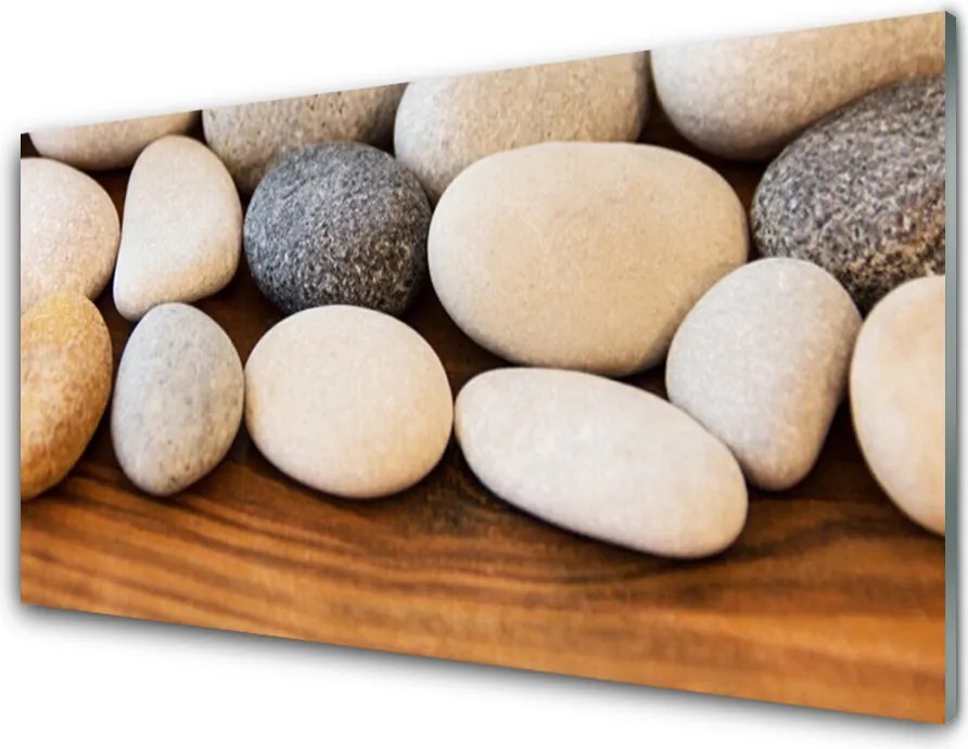 Panel nad blat kuchenny Kompozycja Polerowanych Kamieni
