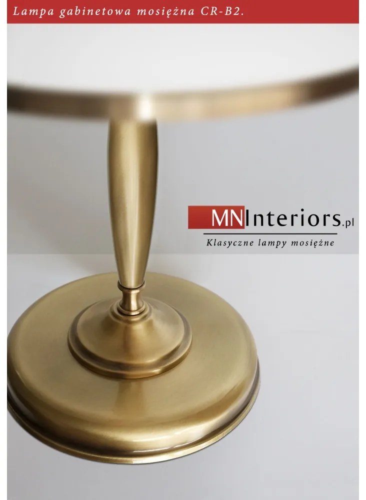 Lampa gabinetowa mosiężna CR-B2E