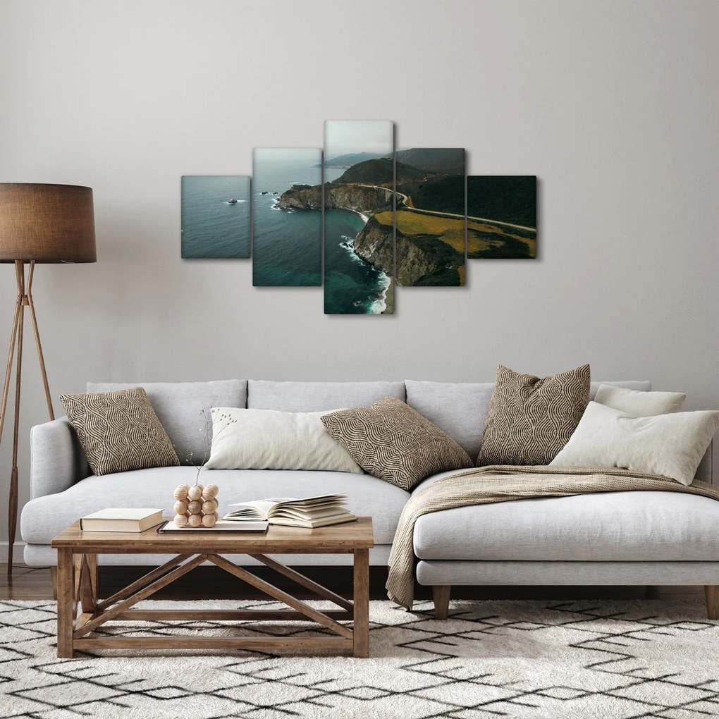 Obraz - Klif w oceanie (125x70 cm)