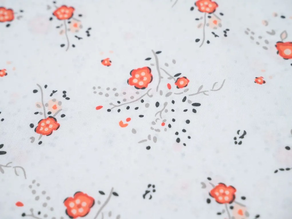 PrzytulneMieszkanie.pl PrzytulneMieszkanie.pl Pościel z mikrowłókna FLORINE kremowa Rozmiar pościeli: 70 x 80 cm | 140 x 200 cm