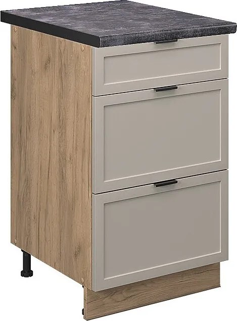 Szafka dolna do kuchni greybeige 50x60x82 fame-line