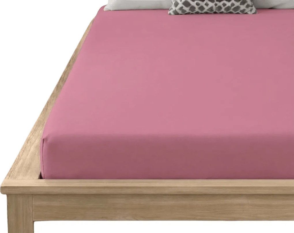 PrzytulneMieszkanie.pl Prześcieradło z mikrofibry MICROVELLE staroróżowe 90x200 cm