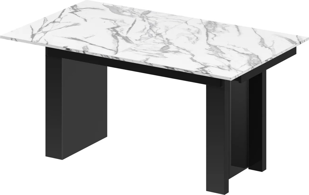 Stół rozkładany do 410 cm Magro marmur połysk Hubertus