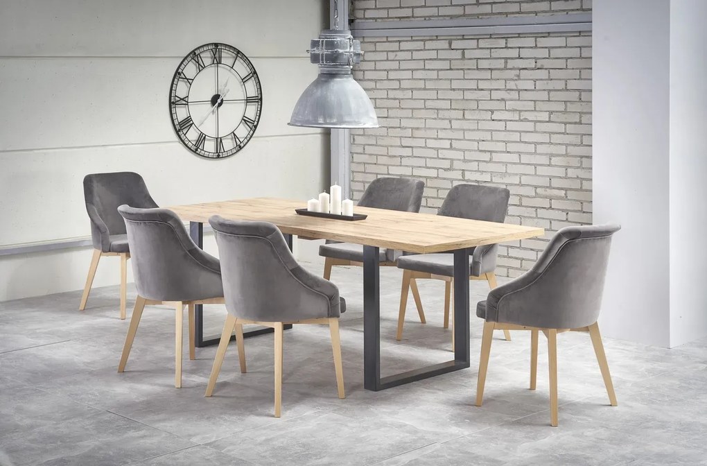 Drewniany Rozkładany Stół W Stylu Loft K2-A47