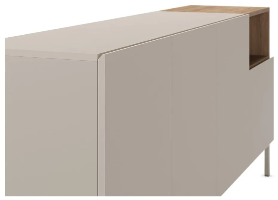 Kremowa komoda 180x80 cm Cailin – Marckeric