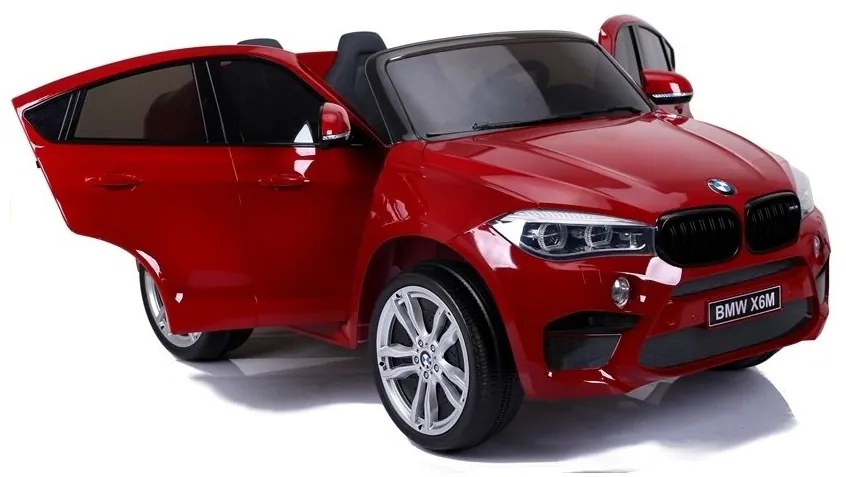 Auto na akumulator nowe bmw x6m czerwone lakierowane