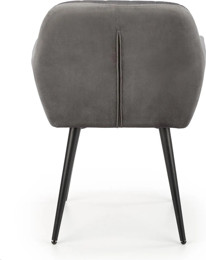 Velvetowy fotel jadalniany K429