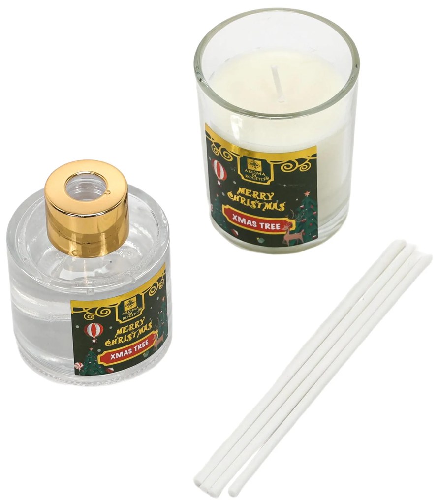 Zestaw zapachowy olejek 40 ml + świeczka