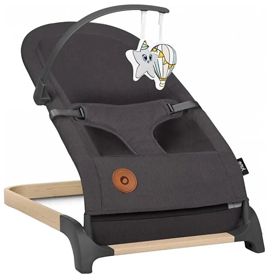 Lionelo - Huśtawka dziecięca JUNE antracyt