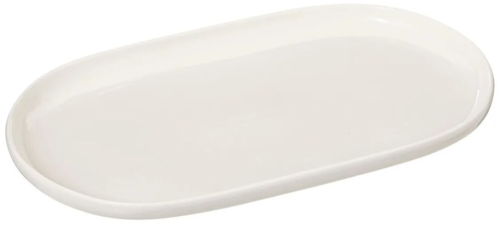 Talerz na ciasto porcelanowy NORA, 30 x 18 cm