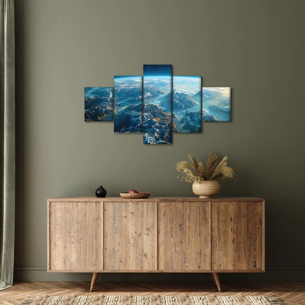 Obraz - Widok z kosmosu (125x70 cm)