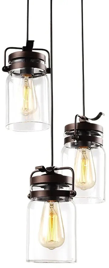 Potrójna lampa wisząca z regulacją wysokości - A780 T8-M96