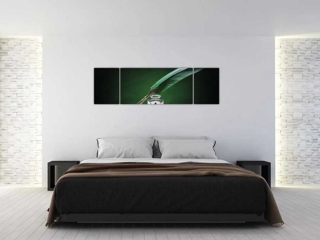 Obraz pióra do pisania (170x50 cm)