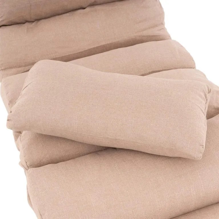 Leżak regulowany, kolor beżowy