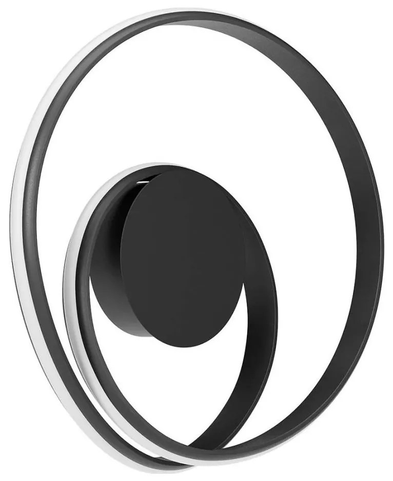 Redo 01-4356 - Ściemnialny kinkiet LED TORSION LED/30W/230V czarny