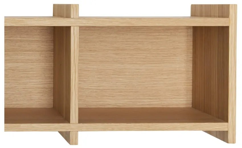 Wielopoziomowa półka w dekorze dębu 80 cm Focal – Hübsch
