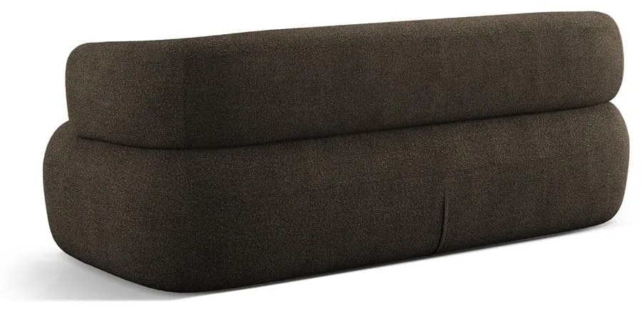 Brązowa sofa z materiału bouclé 178 cm Jenny – Micadoni Home