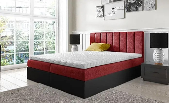 Łóżko kontynentalne Rolix 200x200 - 44 kolory